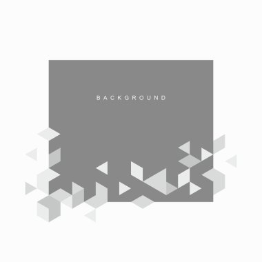 Soyut geometrik teknolojik arka plan. Vektör yaratıcı tasarımı.