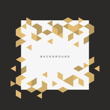 Soyut geometrik teknolojik arka plan. Vektör yaratıcı tasarımı.