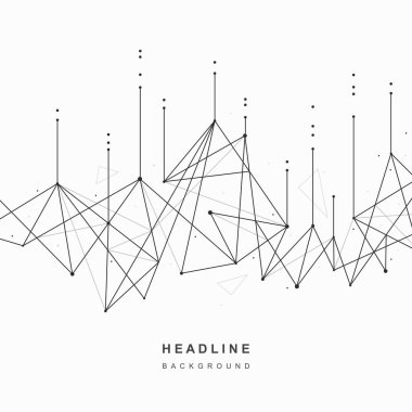 Soyut geometrik teknolojik çokgen arka plan. Vektör yaratıcı grafik tasarımı.