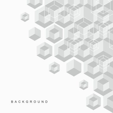 Soyut geometrik teknolojik arka plan. Vektör yaratıcı tasarımı.