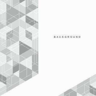 Soyut geometrik teknolojik arka plan. Vektör yaratıcı tasarımı.