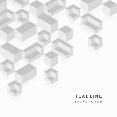 Soyut geometrik teknolojik arka plan. Vektör yaratıcı tasarımı.