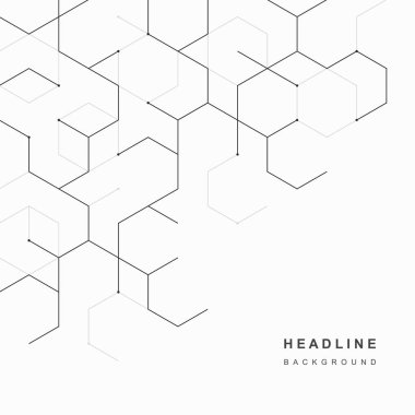 Soyut geometrik teknolojik arka plan. Vektör yaratıcı tasarımı.