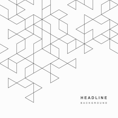 Soyut geometrik teknolojik arka plan. Vektör yaratıcı tasarımı.