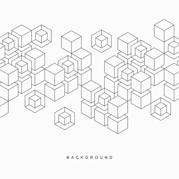 Soyut geometrik teknolojik arka plan. Vektör yaratıcı tasarımı.