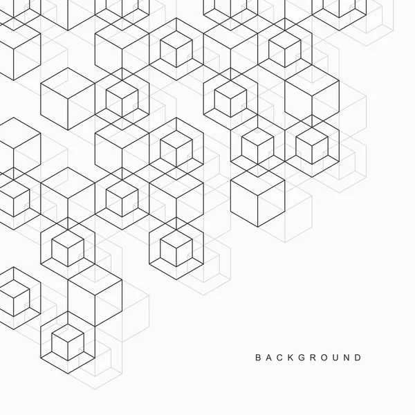 Soyut geometrik teknolojik arka plan. Vektör yaratıcı tasarımı.