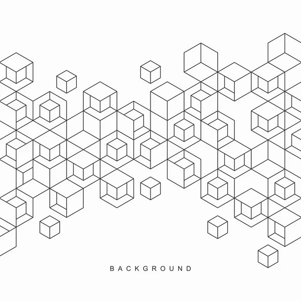 Soyut geometrik teknolojik arka plan. Vektör yaratıcı tasarımı.