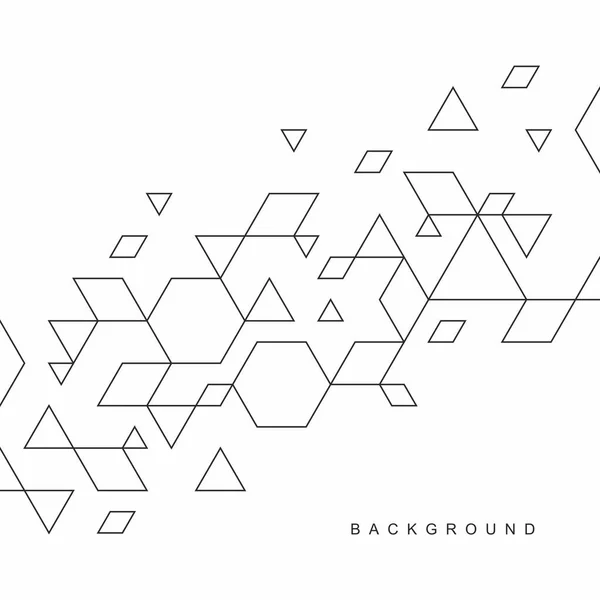 抽象幾何学的技術的背景 ベクトル創造的なデザイン — ストックベクタ