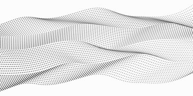 Noktaların soyut geometrik arkaplanı. Vektör yaratıcı tasarımı.