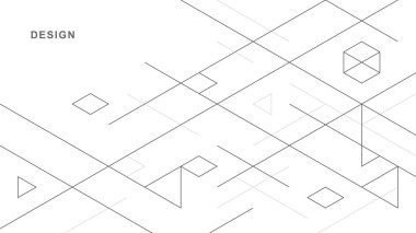 Soyut geometrik teknolojik arka plan. Vektör yaratıcı tasarımı.