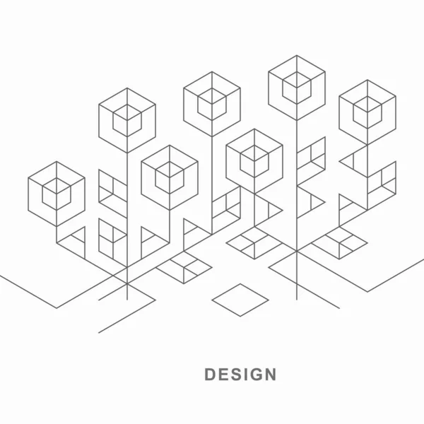 Contexto Tecnológico Geométrico Abstrato Design Criativo Vetorial —  Vetores de Stock