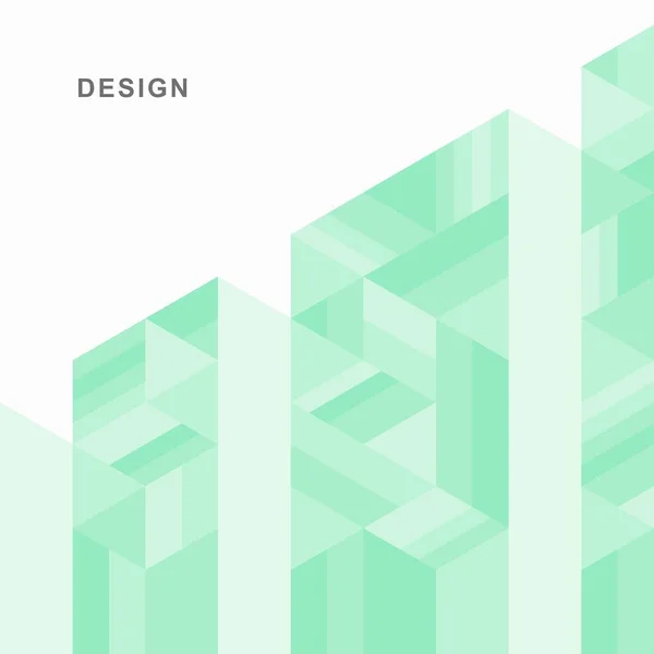 Abstrakter Geometrischer Technischer Hintergrund Vektor Kreatives Design Architekturbau — Stockvektor