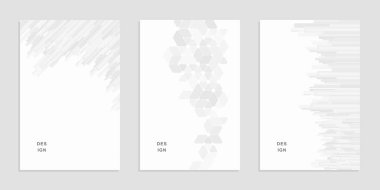 Soyut geometrik teknoloji şirketinin broşürü. Şirket kimlik ilanı. Vektör ayarlı iş sunumu.