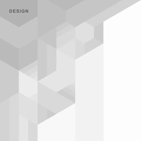 Abstrakter Geometrischer Technischer Hintergrund Architekturbau Kreatives Vektor Design — Stockvektor