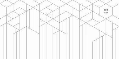 Soyut geometrik teknolojik arka plan. Vektör yaratıcı tasarımı.