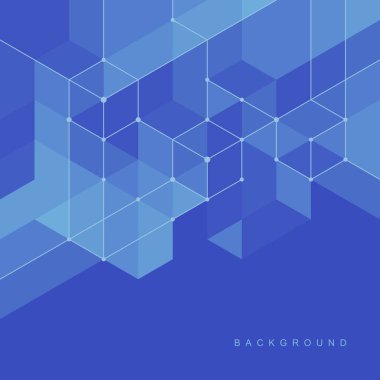 Soyut geometrik teknolojik arka plan. Vektör yaratıcı tasarımı.