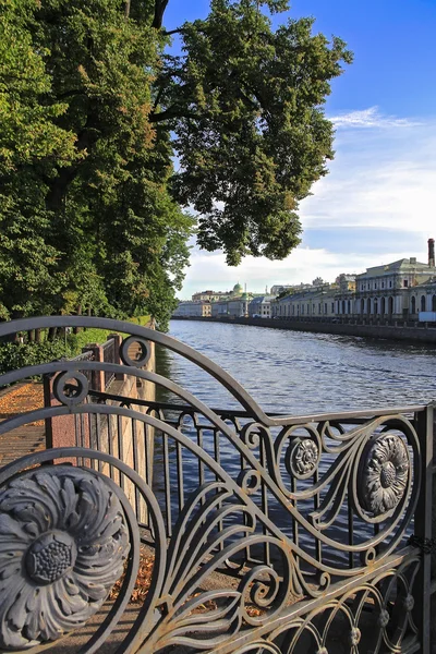 铁栅栏，圣彼得斯堡 — 图库照片