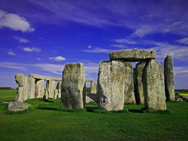 Stonehenge, Wiltshire, İngiltere 'deki tarih öncesi anıt.