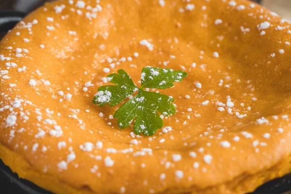 Sweet potato cake in detail