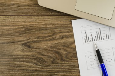 Ofis, iş araçları ahşap tablo