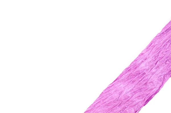 Marco de cinta rosa sobre fondo blanco — Foto de Stock