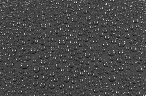 Água cinza cai fundo ou textura. Close-up — Fotografia de Stock