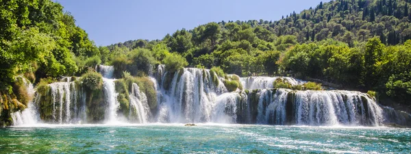 Krka river waterfalls, Dalmatia, Croatia — Stock Photo, Image