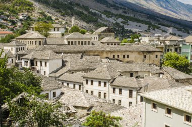 Eski şehir Gjirokastra Arnavutluk, görüntüleme