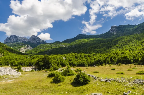 Vista dos Alpes Albaneses — Fotografia de Stock