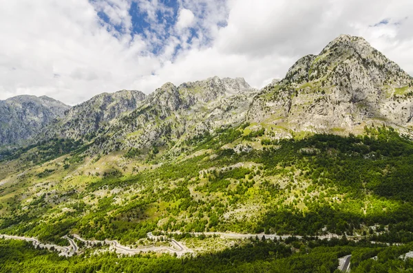 Vista dos Alpes Albaneses — Fotografia de Stock