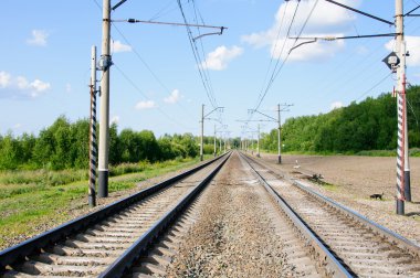 Railroad in the countryside