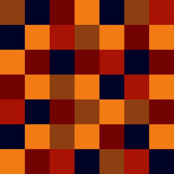 発表のための抽象幾何学的なシームレスなパターン ウェブ カバー カード チラシ レトロな色 正方形の背景を確認 — ストックベクタ