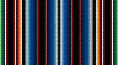 Etnik tekstil geçmişi. Meksika çizgili, pürüzsüz desen. Serape Meksika battaniyesi. Cinco de Mayo fiesta dekoru için bir süs. Etnik, boho, batı dekoru tarzı.