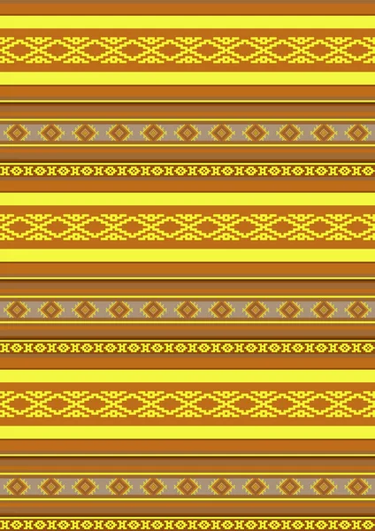 墨西哥毛毯无缝图案 部族装饰品背景 有条纹的纺织品饰物 几何阿兹特克背景 — 图库矢量图片