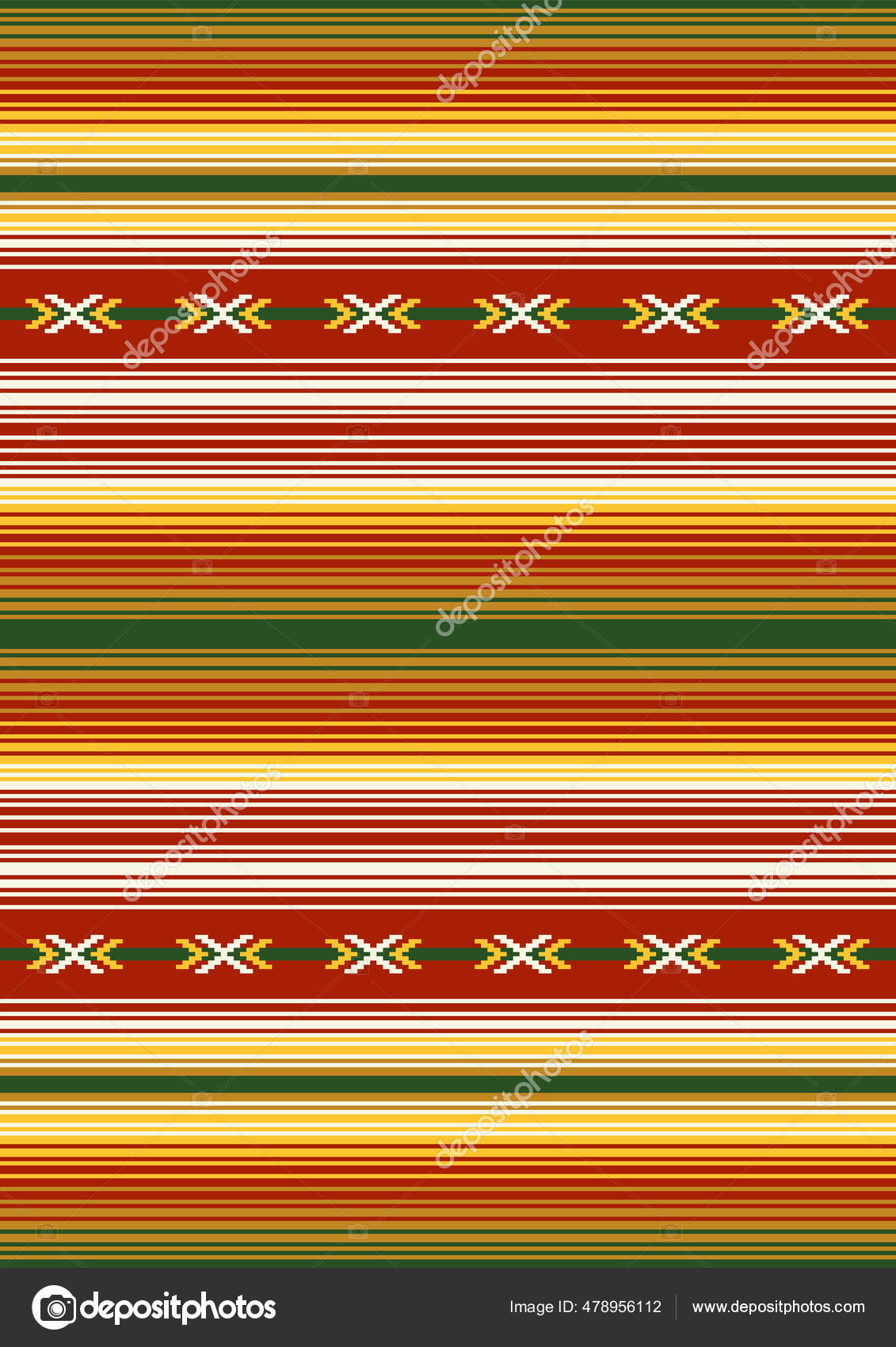Image vectorielle Couverture Mexicaine Tapis Ornement Indien Indigène Modèle  Sans Couture Vectoriel par ©eugenianikolova - 478956112, image size:1131x1700