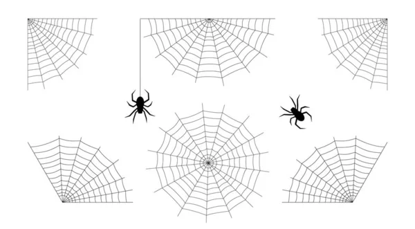 거미줄 할로윈 디자인 — 스톡 벡터