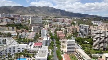 Hava görüntüsü, İHA 'dan çekimler, İspanya, Havadan görüntüler, Malaga kıyıları..