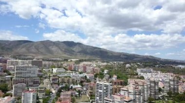 Hava görüntüsü, İHA 'dan çekimler, İspanya, Havadan görüntüler, Malaga kıyıları..