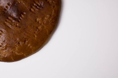 Ermeni geleneksel ev yapımı Ermeni kek galası. Ermeni gata, Boşluklu Üst Görüş.