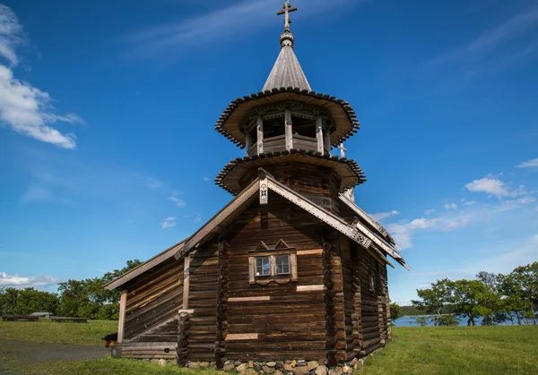Wooden architecture Nordic countries. Russian wooden houses, churches, barns, sheds. — Stock Image Wooden architecture Nordic countries. Russian wooden houses, churches, barns, sheds. Royalty Free Stock Photos