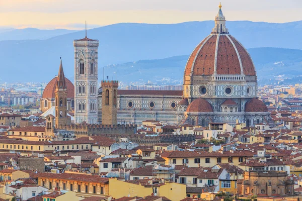 Coucher de soleil à Florence, Toscane, Italie — Photo