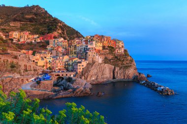Manarola gün batımı