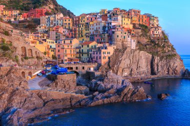 Manarola gün batımı