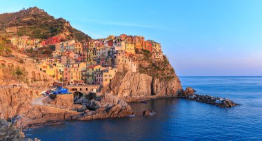 Manarola gün batımı
