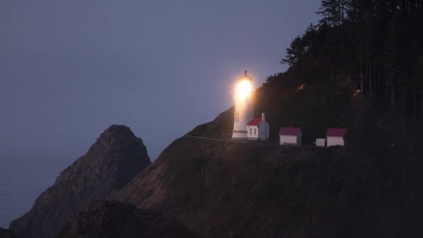 Faro Cabeza Heceta — Vídeos de Stock