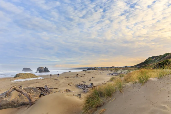 Sonnenaufgang am Strand von Bandon — Stockfoto