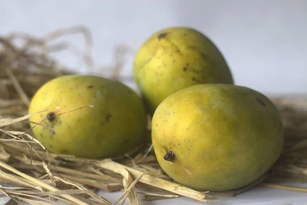 Moovandan Mango Almindelig Mango Kerala Tropisk Frugt Dyrket Mange Regioner - Stock-foto