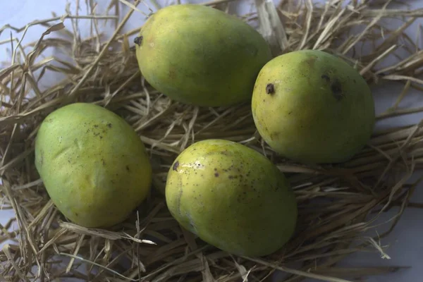 Manga Moovandense Uma Manga Comum Kerala Uma Fruta Tropical Cultivada — Fotografia de Stock