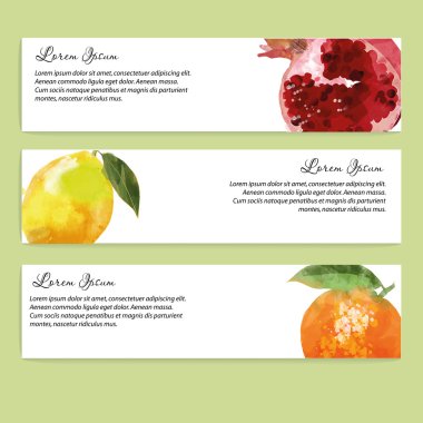 Meyve Banner tasarımı