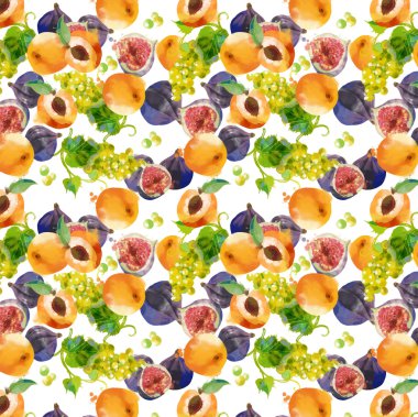 Üzüm, kayısı, incir arka plan